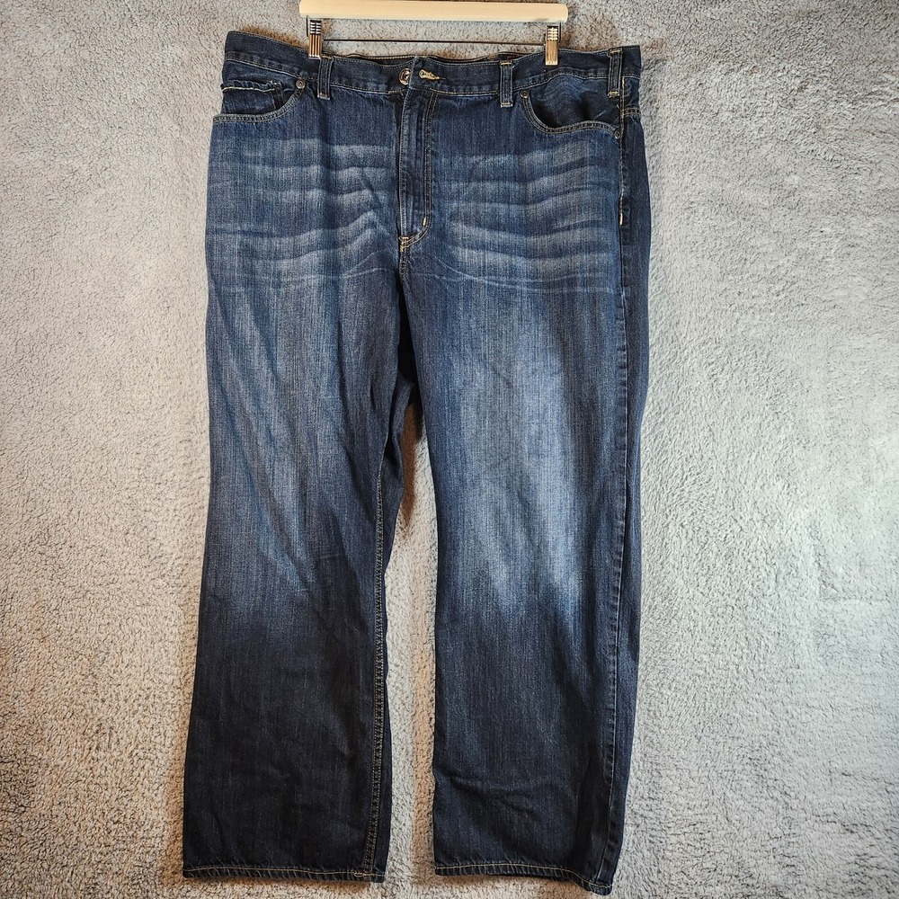 True Nation Jeans Men's 46X32 (Fits 43x31.5) Blue Denim Cotton Live Life True